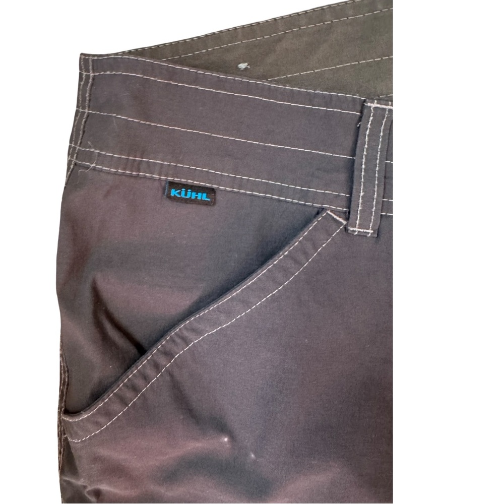 KUHL Born in the Mountains Men's 36 Hiking Shorts Gorpcore Charcoal Gray Pockets - Picture 3 of 13